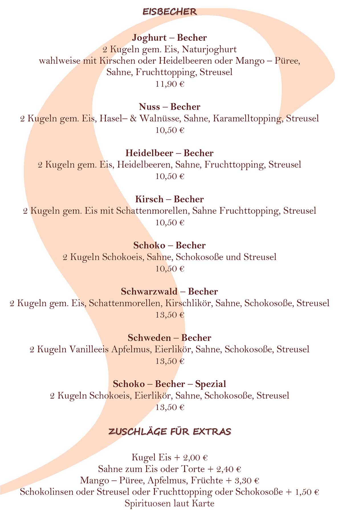 Speisekarte Seite 5